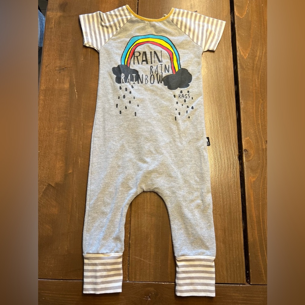 RAGS 12-18 mos short sleeve romper